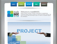 Tablet Screenshot of madebasic.ca